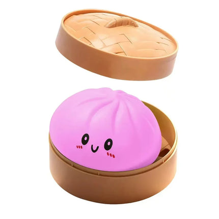 New Squishy Dumpling Toy Squeeze Toy Stress Relief Ornament Food Shape Slow Rebound Squishy Fidget Fun Gifts 2026