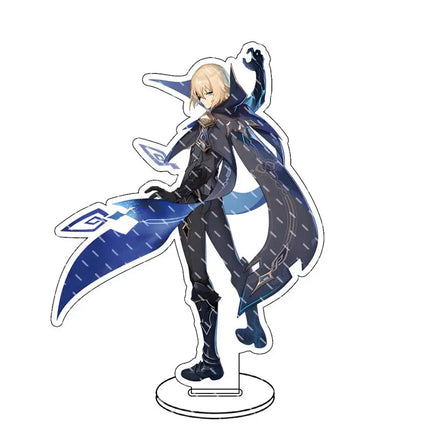 Genshin lmpact Anime Figure Acrylic Stand Lauma Flins Aino Ineffa Model Plate 1pc Desk Decor Standing Sign Game Fans Gifts Key