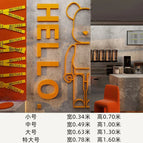Left Orange / S 34x70cm