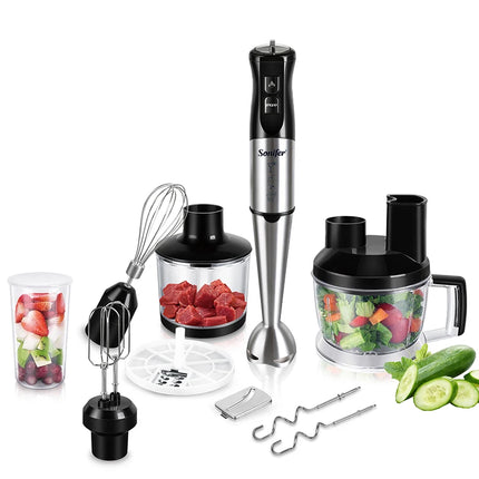 10 in 1 Multi Blender Stainless Steel  Food Processor Vegetable Cutter Meat Grinder Chopper Whisk 800W Food Mixer Juicer Sonifer