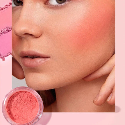 SAM SUGAR 6 color Air Cushion Blush  silky smooth matte eye shadow with an Easy to use Puff for Mushroom Head Loose Powder