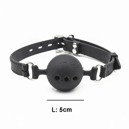 3 Sizes Soft Silicone Gag Ball BDSM Oral Bondage Gear Fetish Open Mouth Breathable Sex Toys For Couples Cosplay Slave Adult Game