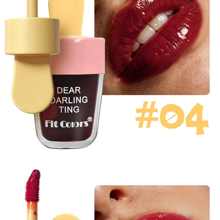 Moist Smooth Ice Cream Dyed Lipstick - Easy To Color Long-lasting Sweatproof No Cup Staining MakeupEssential Ice Cream Liptint