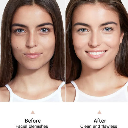 Liquid Foundation Long-lasting Waterproof Oil Control Moisture Long-lasting Concealer High Coverage Female Facial Cosmetics