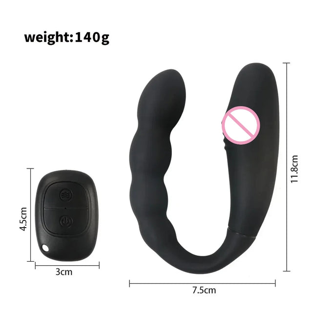 U-shaped Dildo Wireless Control G Spot Vagina Clit Anal Massage Double Headed Vibrators Adult 18 Sex Products Sex Toys for Women