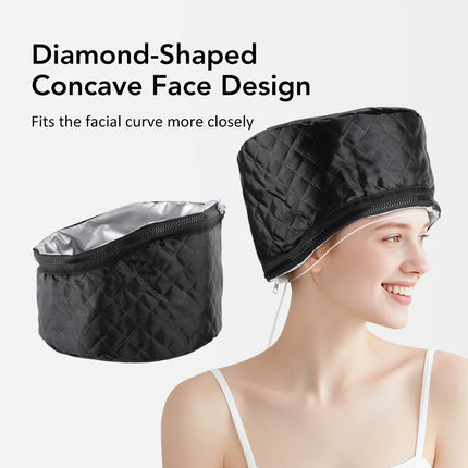 Electric Hair Heat Hat Thermal Treatment Hair Cap 10 Levels 3 Timer Hair Steamer Cap For Hair SPA Care Coloring Women Styling