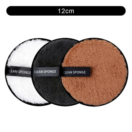3Pcs Reusable Make Up Remover Pads Cotton Wipes Face Cleansing Sponge Cosmetics Microfiber Washable MakeUp Towel Skin Care Tools