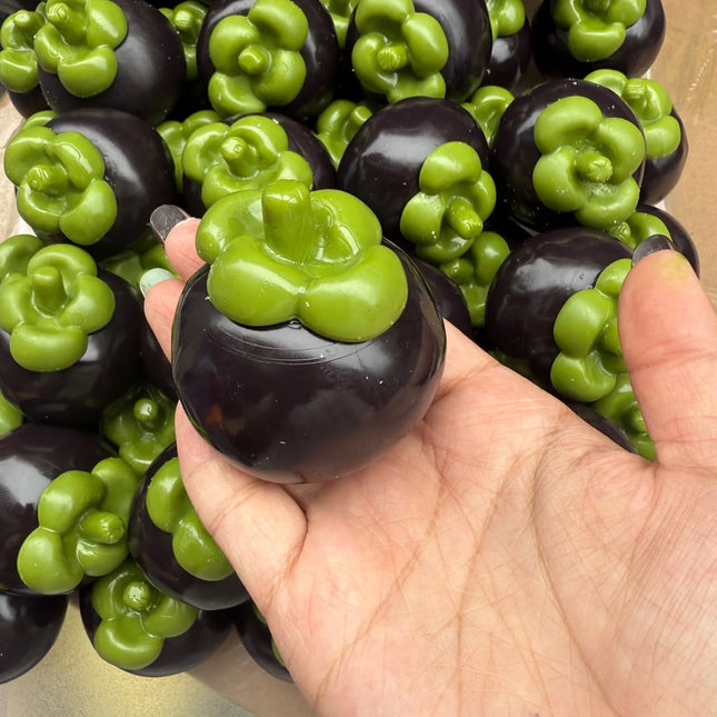 Creative Mangosteen Squishy Fidget Toy Building Block Filling No Rebound Squeeze Toy ASMR Sensory Anti-Stress Toys for Adults