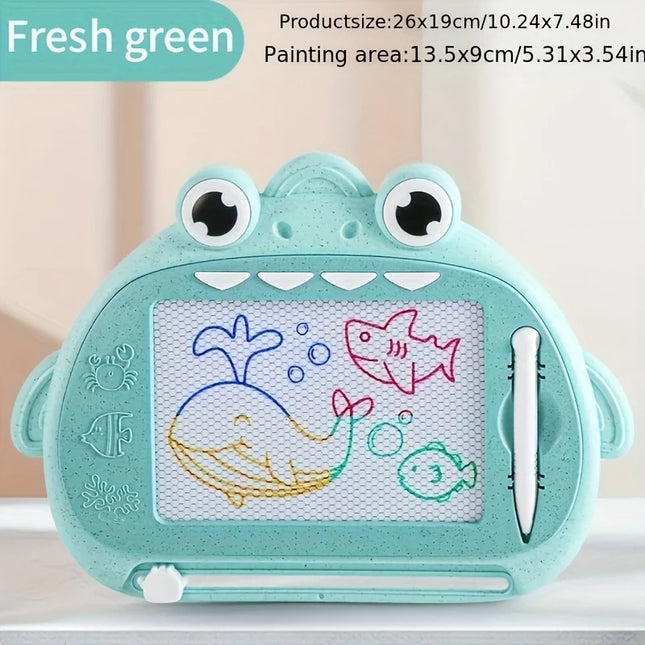 Mini Dinosaur Magnetic Drawing Board for Children, Baby Coloring Doodle Board, Erasable and Writable Early Educational Drawing T