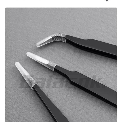Antistatic Stainless Steel Tweezers 6 PCS Precision Maintenance Industrial Repair Curved Tool Home Work Model Making Hand Tools