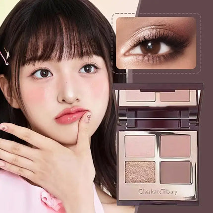 C t Four-color Eyeshadow Palette Matte Glitter Eyeshadow Shiny Eye Makeup Cushion Applicator Highlight Contouring Pen Cosmetics