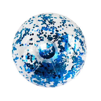 1Pc Inflatable Glitter Beach Ball 15.74 Inch Water Beach Ball Suitable For Beach Pool Party Games