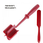red with scraper