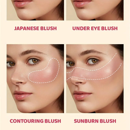 Blushes Pearlescent Blusher Powder Brighten Facial Blushes Profile Facial Beauty Makeup Skin Rouge Long Lasting Waterproof