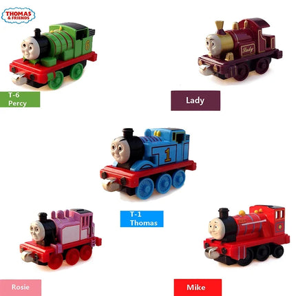 Genuine Thomas and Friends Caitlin Connor Double Track Master Train Model Metal Magnetic Railway Children Toy Car Gift