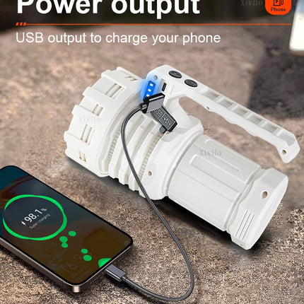 2026 NEW 99000000LM Most Powerful Flashlights ltra Bright Rechargeable LED Torch Outdoor Emergency Camping Hiking Lantern