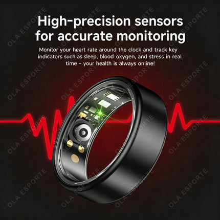 Colorful Smart Ring Women Men Blood Pressure Heart Rate Monitoring IP68 Waterproof 100+Sport Mode Super Light Smartring 2026 New