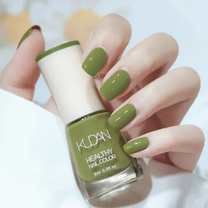 8ml Water-based Nail Polish No Baking Long Lasting Semi-permanent Quick Dry non-peelable Nail Varnish DIY Fashion Manicure