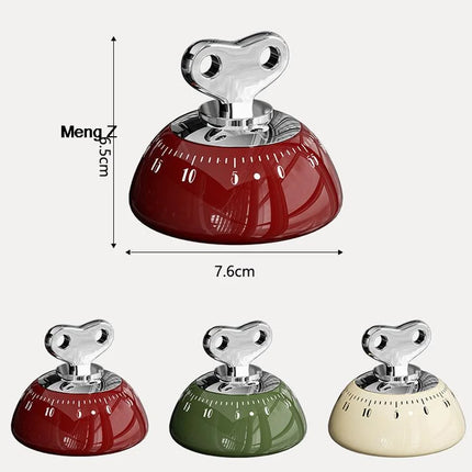 Magnetic Kitchen Timer Manual Countdown Alarm Clock Digital Timer Mechanical Cooking Timer Study Stopwatch Cooking Shower