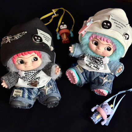 Only Clothes 20cm Doll Clothes Cotton Doll Blind Box Plush Doll Clothing Wow Cool Wakuku Doll Clothes Multiple Styles Set