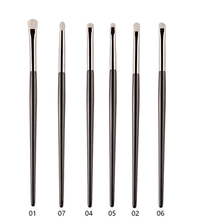 1pc White Pony Hair Eyeshadow Makeup brushes Small Smudge Precision Crease Detail Bevel Eye Shadow Make up brush Liner Lip