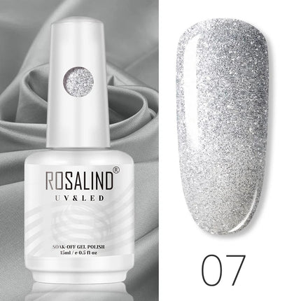 ROSALIND 15ml Nail Gel Polish Macaron Hybrid Varnish Semi Permanent Nail Art Design Soak Off Top Base Coat Esmalte UV Gel Nail
