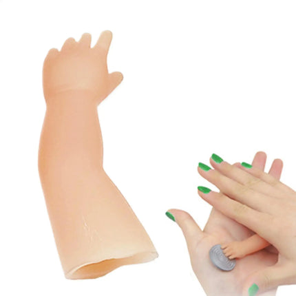 Magics Tricks the Little Hand Prank Joke Magic Props Coin Disappear Close-up Performance Magicians