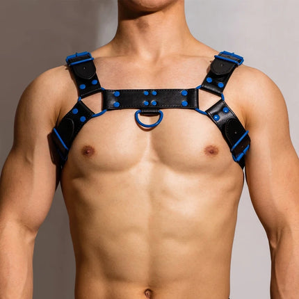Sexy Men Harness BDSM Bondage Sex Toys For Couples Body Lingerie Fetish PU Erotic Accessories Gay Corset Top Lenceria Hombre