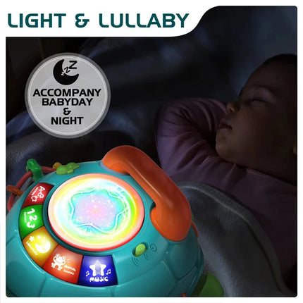 Baby 6-18 Months Music Turtle Crawling Light Sound Music Girl Boy Early Learning Educational Toys Infant Toddler Gifts