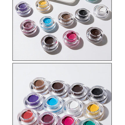 HANDAIYAN 12 Colors Eyebrow Gel Colorful Eyebrow Cream Eyebrow Dye Glue No Fading Waterproof Long Lasting Brow Makeup Cosmetics