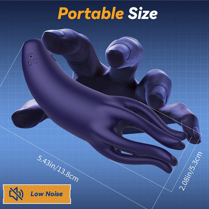 Glans Trainer for Men Powerful Vibrating Penis G Spot Masturbator Soft Fingertip Prolong Endurance Massage Vibrator Erotic Toys