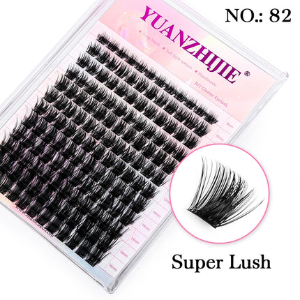Super Cheap MASSCAKU Segemented DIY Handmade Make up Fake Lashes Cosplay Eyelashes Brush Bond maquillaje Makeup Products Fan