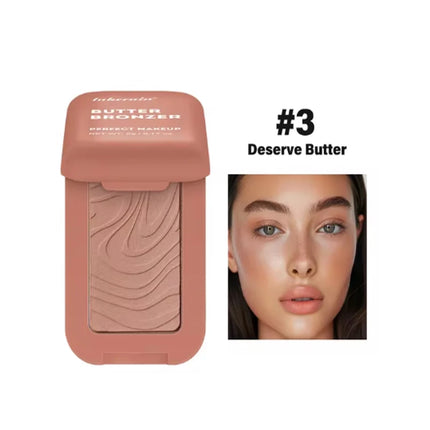 Matte Butter Powder Blush Bronzer Contour Natural Brighten Cheek Tint Rubores Single Color Blusher Rouge Palette Korean Makeup