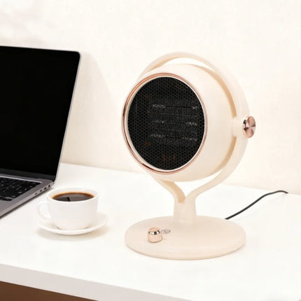 Quiet PTC Ceramic Heater Electric Small 2 Heat Modes Overheat Tip Over Guard For Desk Floor Home Office US Plug 110V