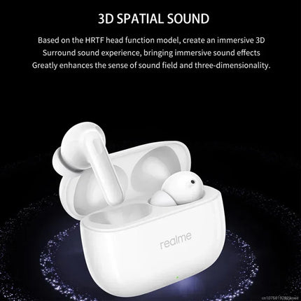 realme Buds T310 Earphones 46dB Active Noise Cancelling HiFi Wireless Headphones Bluetooth 5.4 Game Music Headset Long Standby