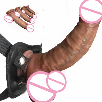 Wearable Strap on Realistic Dildos for Women G Spot Vagina Stimulation Big Penis Butt Plug Anal Masturbators Products Sex Toys
