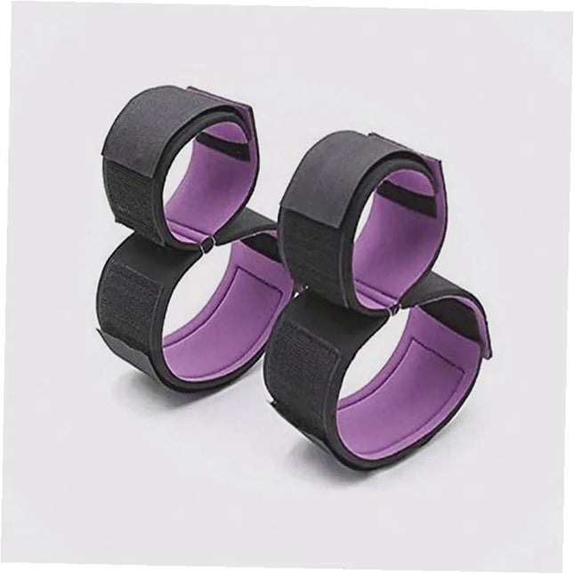 Adjustable Nylon Handcuffs Ankle Cuffs Leg Open Bondage Restraint Straps Fetish Sex Toys For Couples Adult Erotic Games