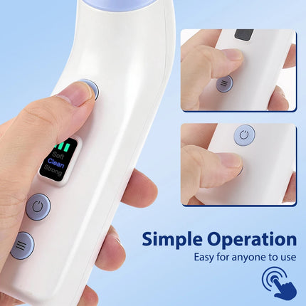 Electric Tonsil Stone Remover Tonsil Stone Removal Kit Vacuum With LED Light Irrigation Syringe Suction Tonsil Stone Removal