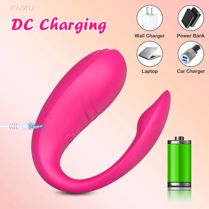APP Control Vibrating Love Egg Wearable Women Panties Vibrator Vagina G-Spot Stimulator Interaction Adult Sex Toy for Couples
