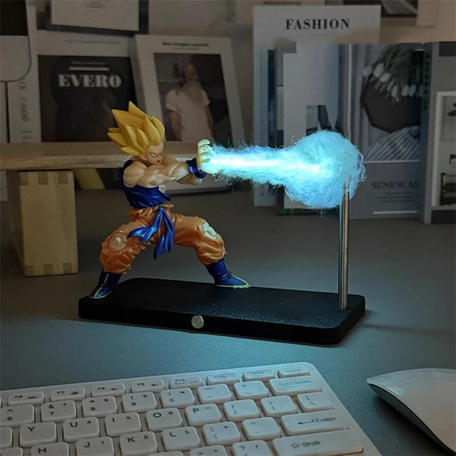 DRAGON BALL Son Goku Kamehameha Night Lamp Desktop Decoration Model Night Anime Peripherals Children's Toys Birthday Gift