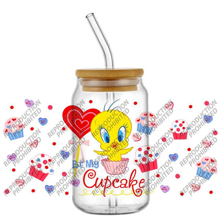 New Product Little Yellow Duck Waterproof DIY Decals 3D Transfers Stickers 16oz UV DTF for Glasses cup Wraps