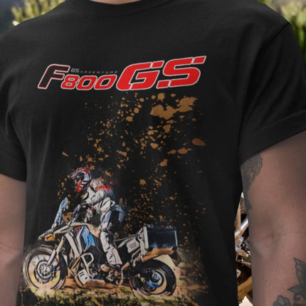 207@EY T Shirt inspired B.MW F 800 GS Adventure Motorcycle T Shirt Sport Off Road Rider Tee Dakar Trail Touring Gift for Enduro