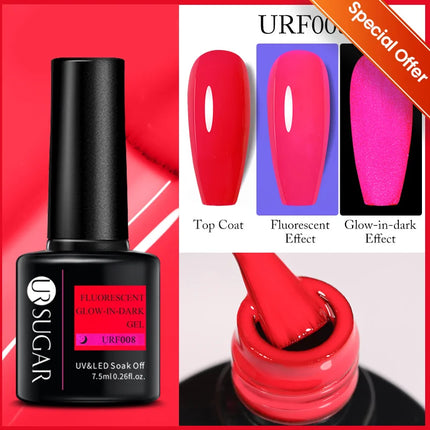 UR SUGAR 7.5ml Dark Wine Red Nail Gel Polish Autumn Gel Paint Nail Art Semi Permanent Nail Art Manicure Soak Off LED UV Nail Gel