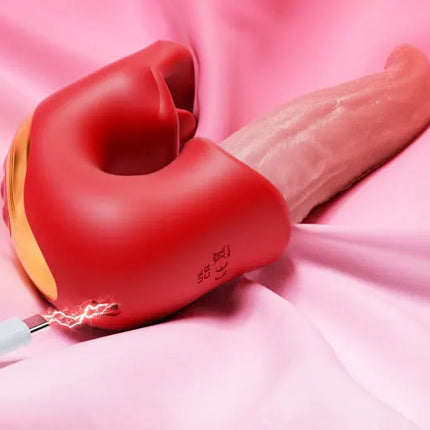 3 in 1 Realistic Tongue Vibrators for Women Dildo Occlusion and Swinging Clitoris Stimulator Adult Sex Toys Female Masturbator