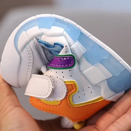 Girls Boys Sports Shoes Baby Shoes Toddler Non-slip Sneakers Casual Soft Shoes for Children Girls Baby Kids Outdoor Shoes