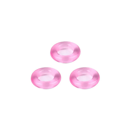 Set of 3PCS Silicone Durable Cock Rings Bead Penis Ring Male Delay Ejaculation Lasting Erection Ring Sex Toys For Men Adults