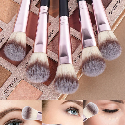 MAANGE 5Pcs Flawless Facial Makeup Brushes Soft Bristle Make-up Details Brushes for Concealer Cosmetics Makeup Tool for Beauty