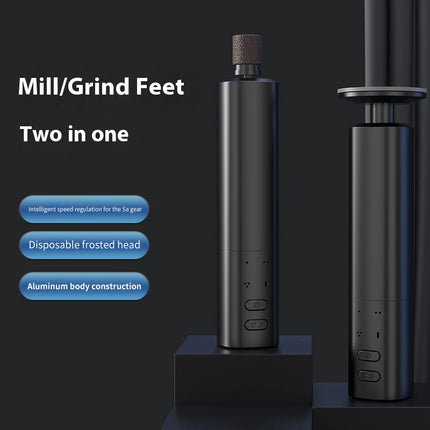 Electric Foot Grinder Aluminum Body Three-Stage Callus And Dead Skin Remover Foot Repair Tool for Charging