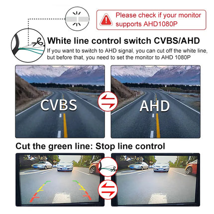 170° 1080P AHD Vehicle Rear View Camera for VW Volkswagen Golf Passat B5 Tiguan Jetta MK6 Audi A3 A4 A5 Q5 A6 B6 Car