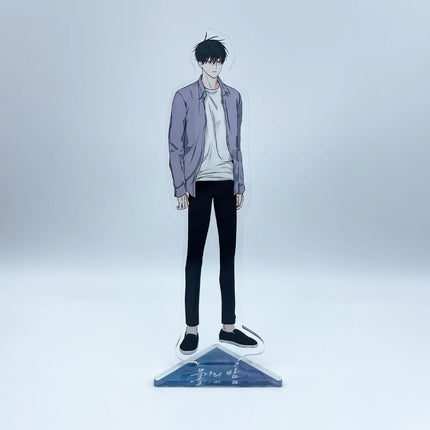 Anime Korean Comic Cartoon Low Tide in Twilight Acrylic Stand Yeo TaeJu Kim EuiHyun Figures Model Plate Holder Seaside Night